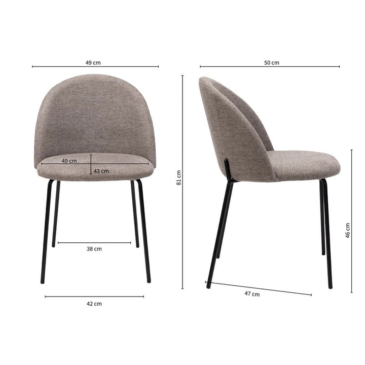 Chaise de Salle à Manger Moderne et Confortable | NOVA - Designix