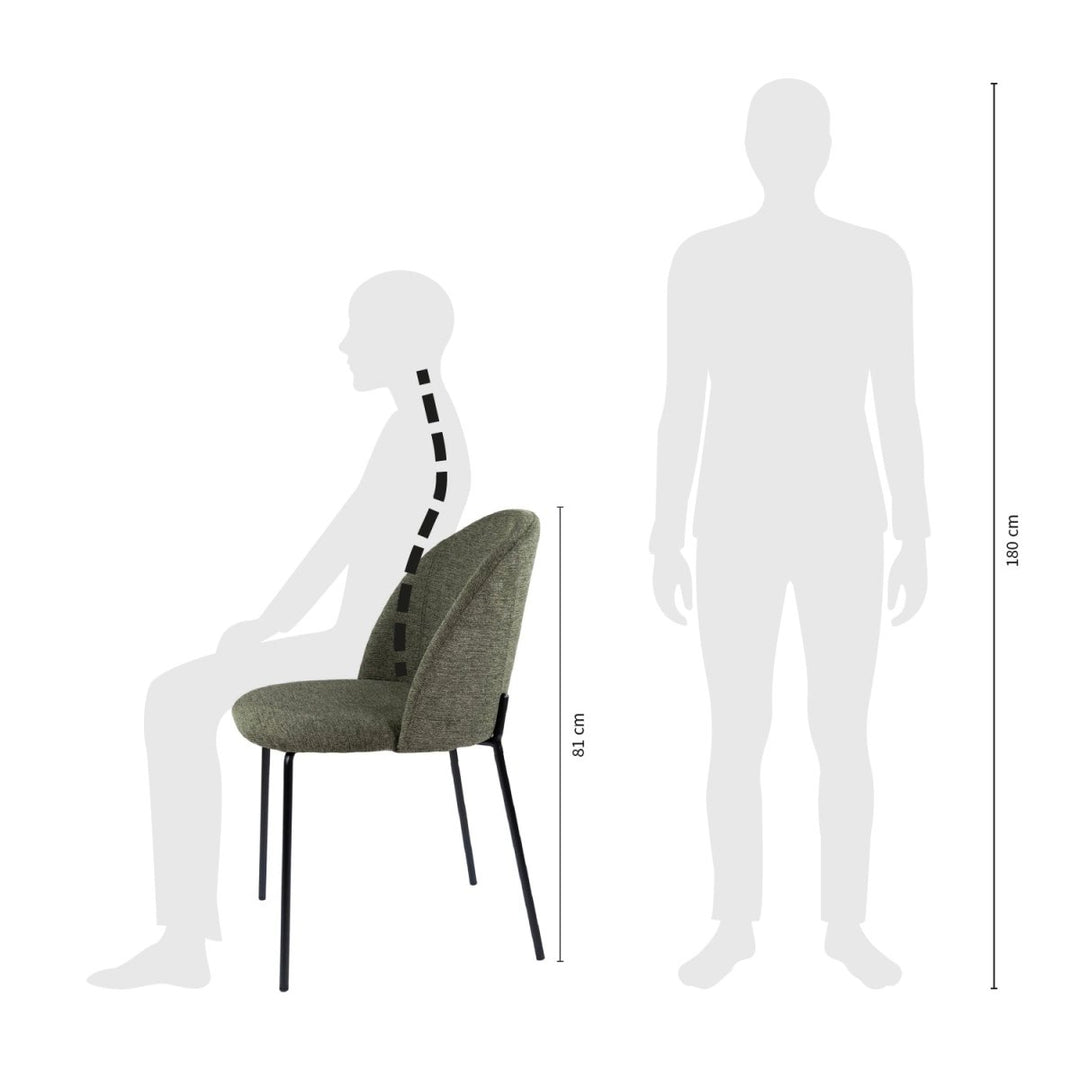 Chaise de Salle à Manger Moderne Minimaliste | NOVA - Designix