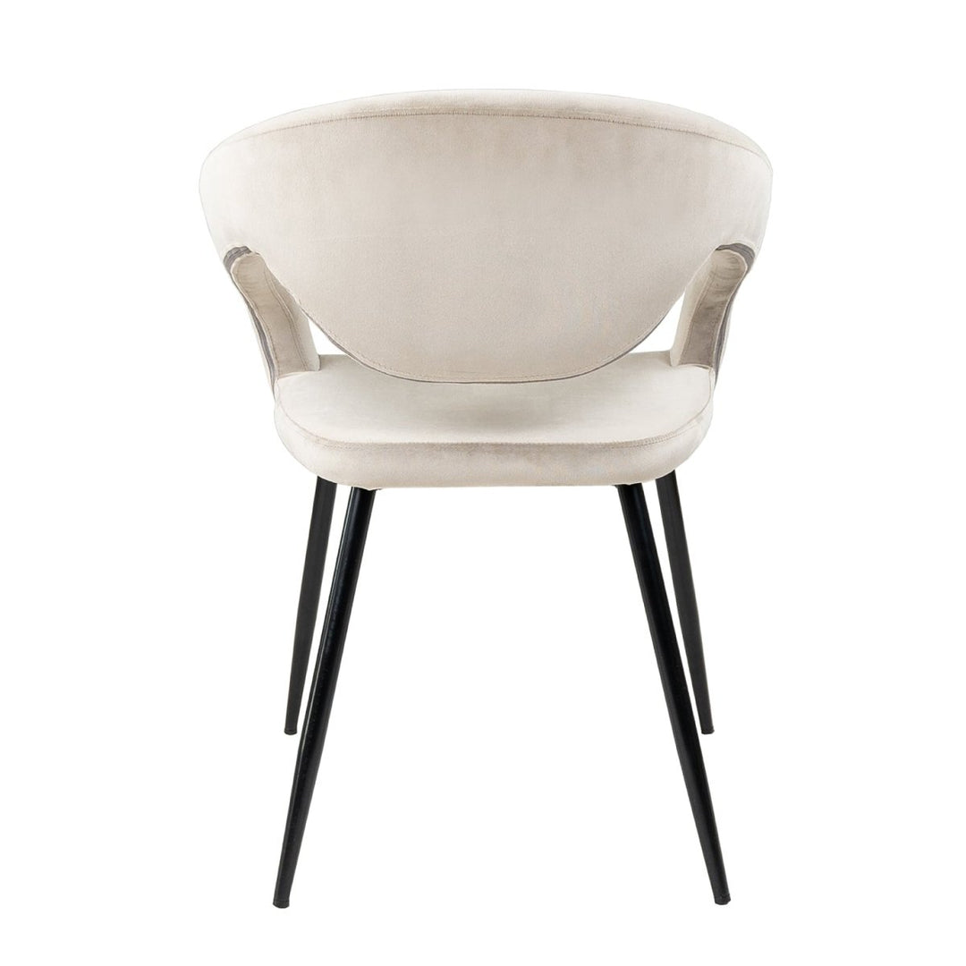 Chaise de Salle à Manger Velours Champagne Confortable | LUXA - Designix