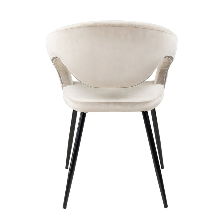 Chaise de Salle à Manger Velours Champagne Confortable | LUXA - Designix