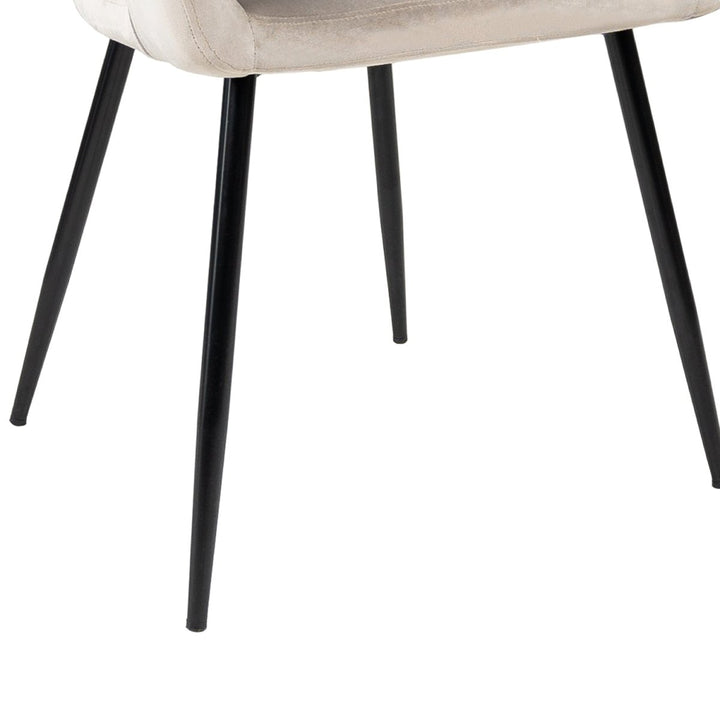 Chaise de Salle à Manger Velours Champagne Confortable | LUXA - Designix