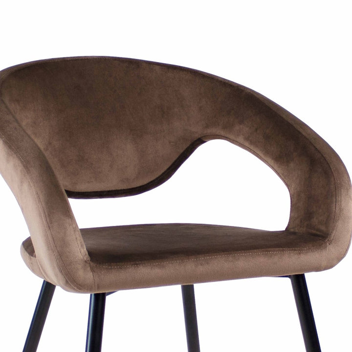 Chaise de Salle à Manger Velours Confort Design | NOVA - Designix