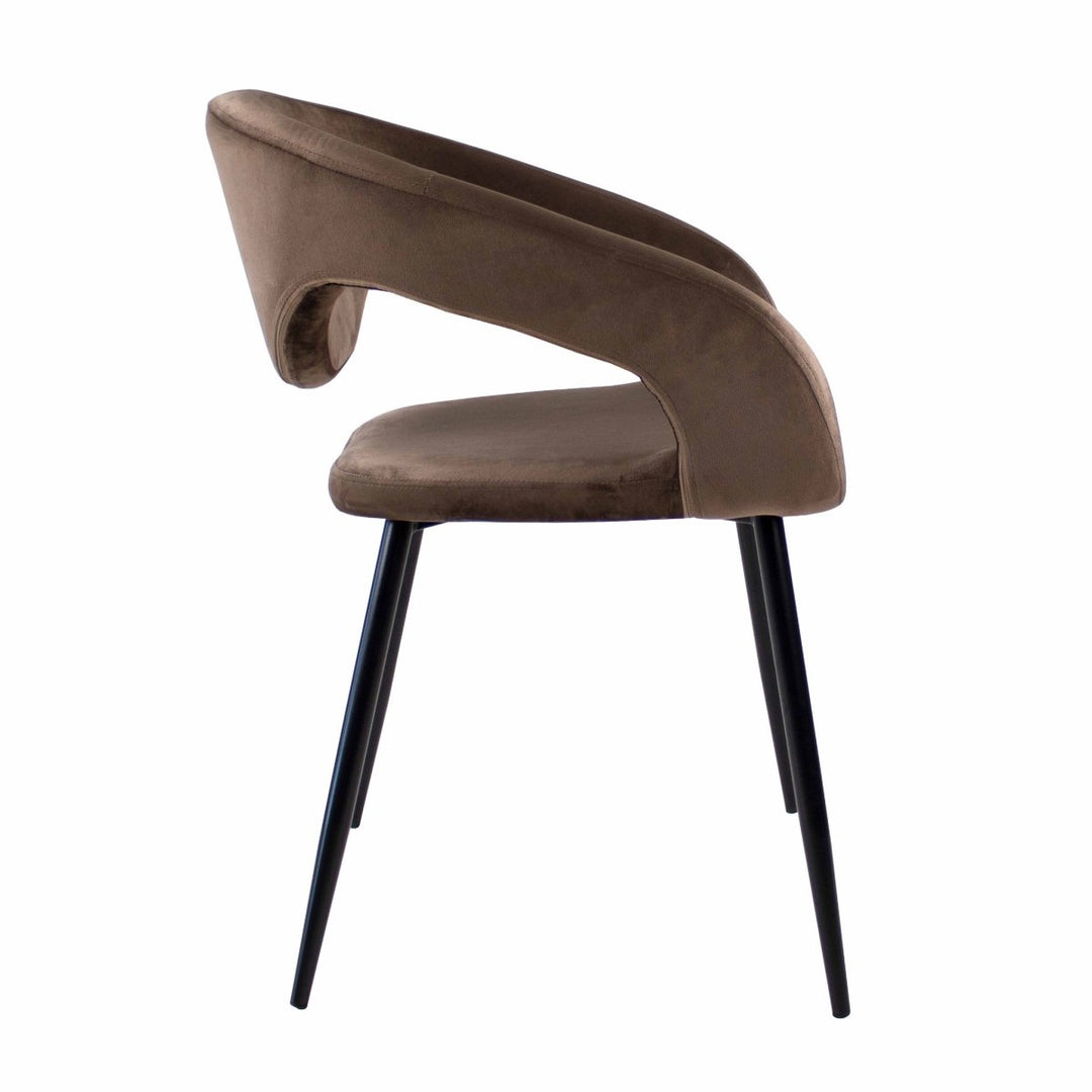 Chaise de Salle à Manger Velours Confort Design | NOVA - Designix