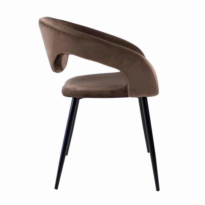 Chaise de Salle à Manger Velours Confort Design | NOVA - Designix