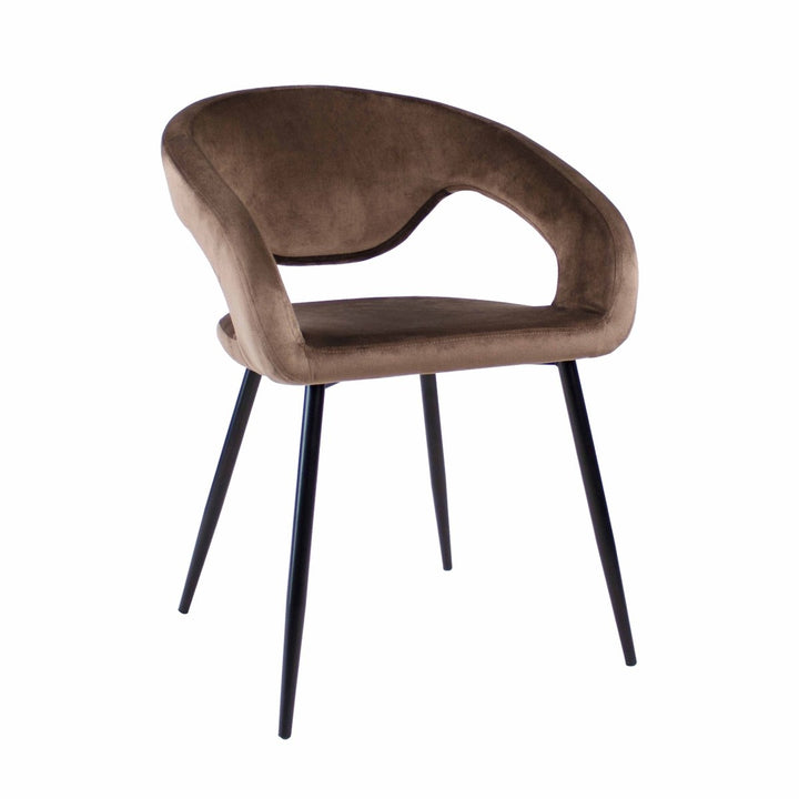 Chaise de Salle à Manger Velours Confort Design | NOVA - Designix