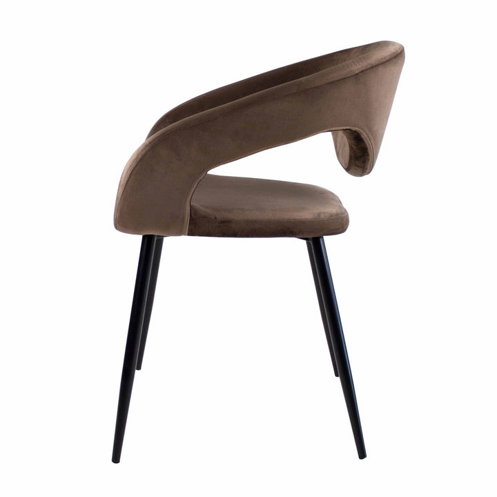 Chaise de Salle à Manger Velours Confort Design | NOVA - Designix