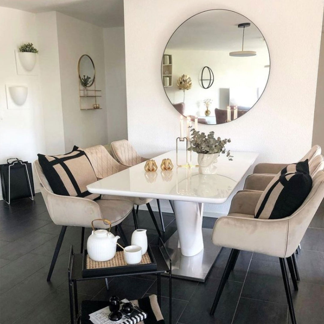 Chaise de Salle à Manger Velours Confort Moderne | CALE - Designix