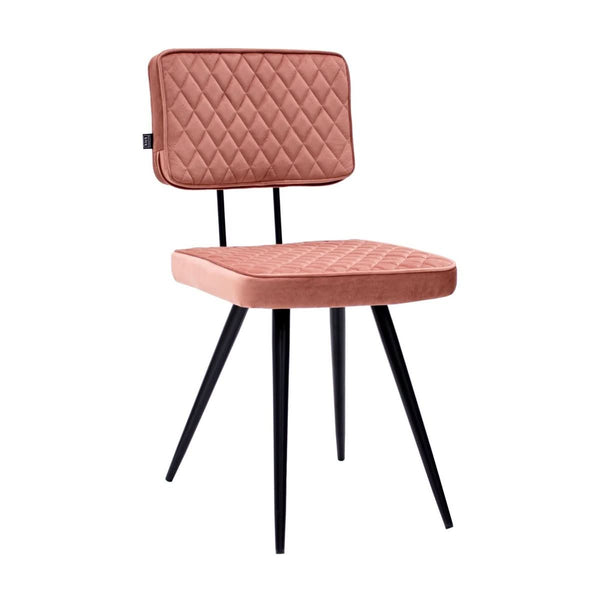 Chaise De Salle A Manger Velours Design Retro Chic | ZENI