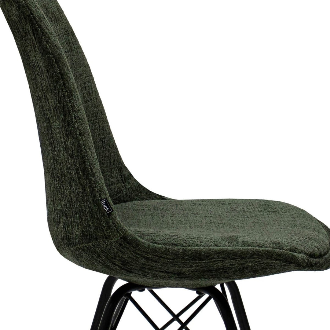 Chaise De Salle À Manger Velours Tissu Confort Moderne | Luma - Designix