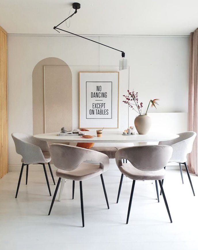 Chaise de Salle à Manger Velours Vert Foncé | LUNO - Designix