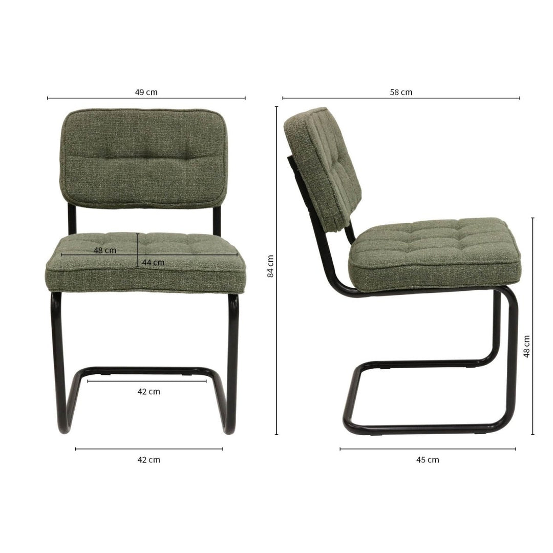 Chaise En Métal Moderne Confort Durable Chic | NOVA - Designix