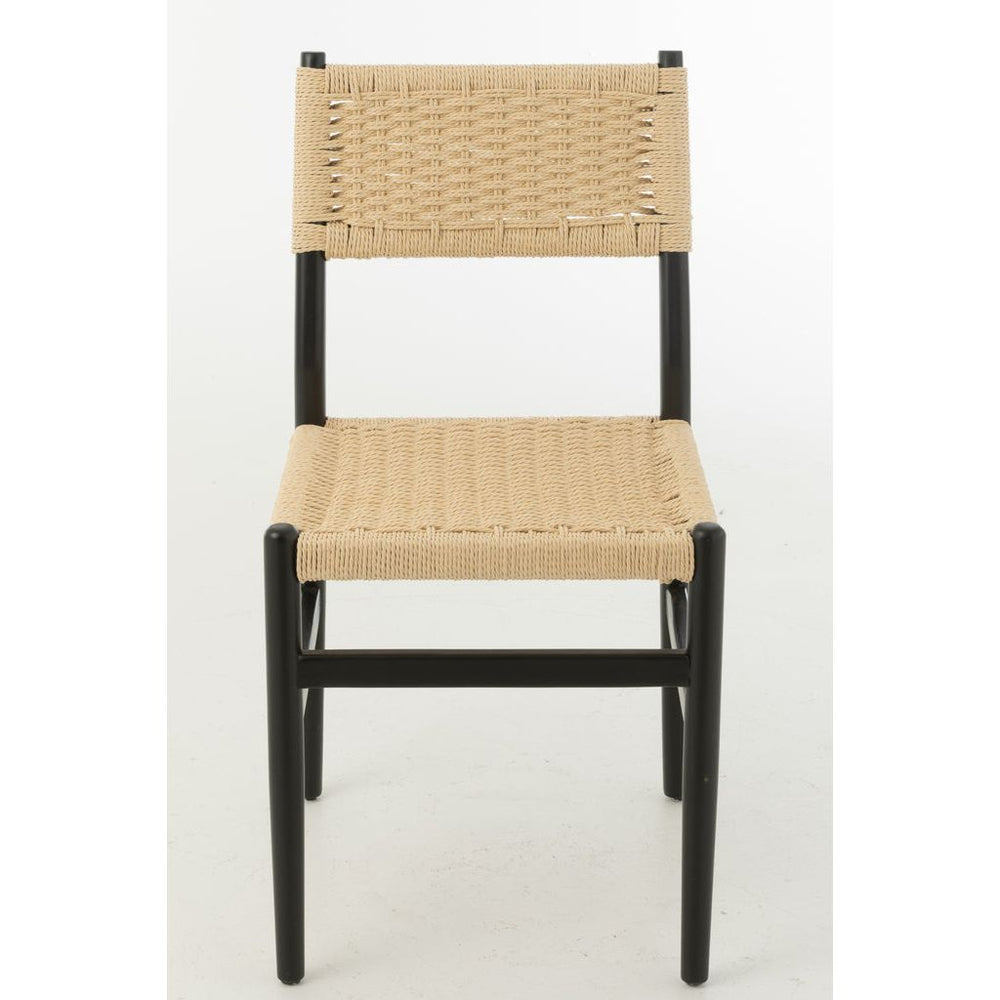 Chaise Hêtre Cordes Noires Design | Ulen - Designix Chaises