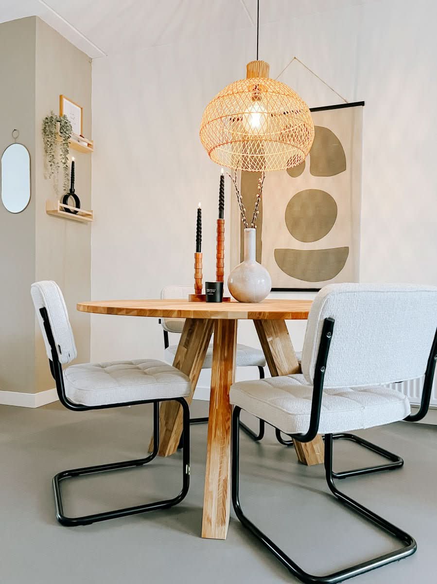 Chaise Ivy Revisitée Buisframe Noire Moderne | LUMI - Designix