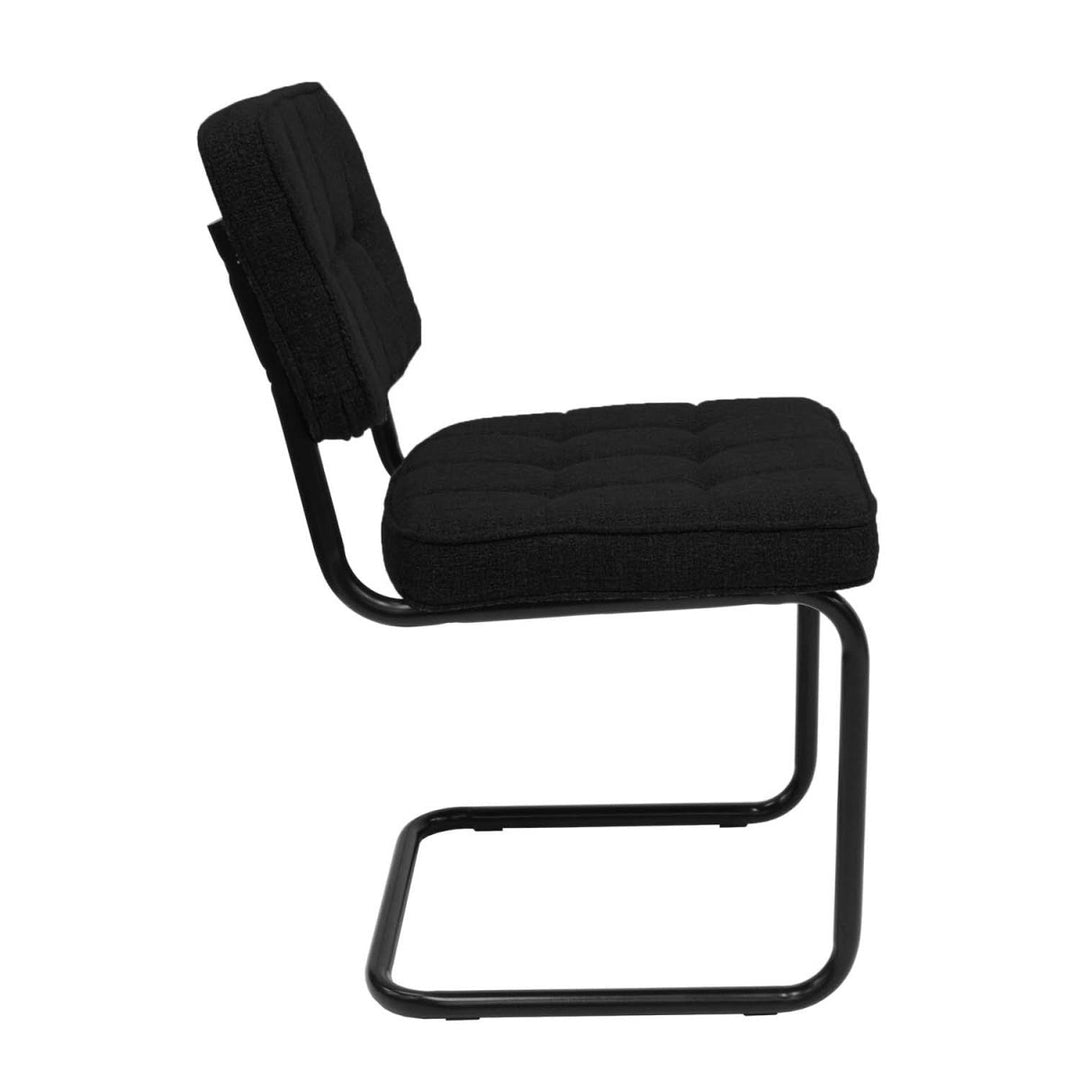 Chaise Ivy Revisitée Buisframe Noire Moderne | LUMI - Designix