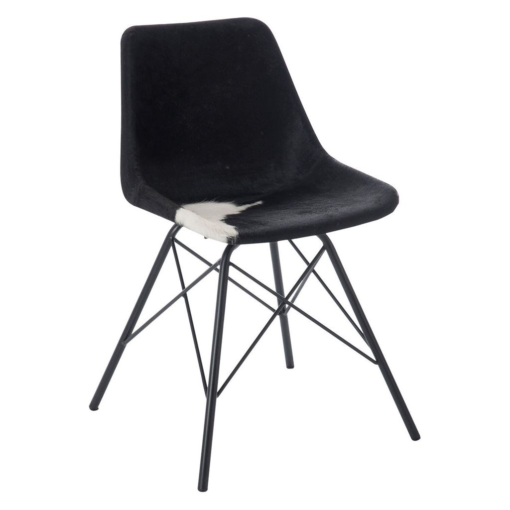 Chaise Métal Peau de Chèvre | Vira - Designix Chaises