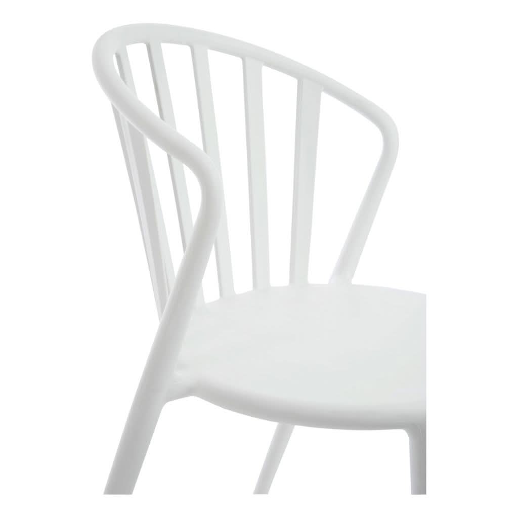 Chaise Moderne En Polypropylène Blanc | Yira - Designix Chaises