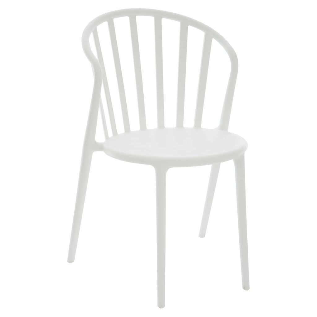 Chaise Moderne En Polypropylène Blanc | Yira - Designix Chaises