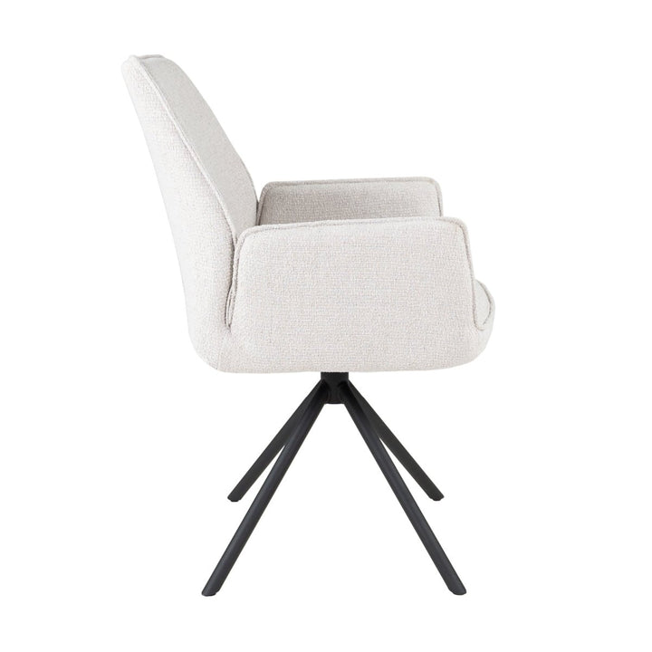 Chaise pivotante Alex - Blanc - Designix