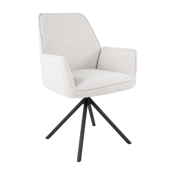 Chaise pivotante Alex - Blanc - Designix