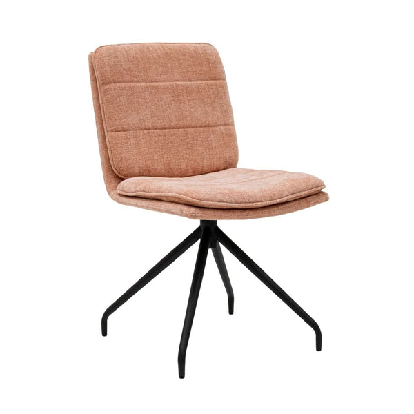 Chaise Pivotante Aron Rose Design et Confort Textile | XELI