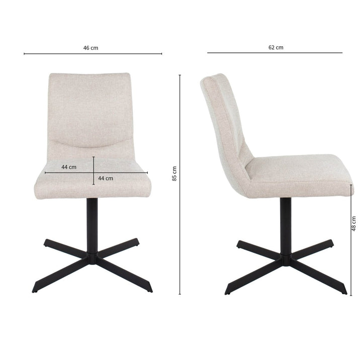 Chaise Pivotante Moderne et Chic Pour Salon | VYNA - Designix