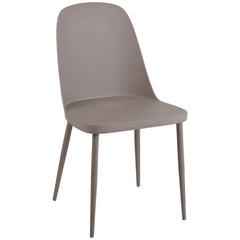 Chaise Polypropylène Grise Leo | Hira