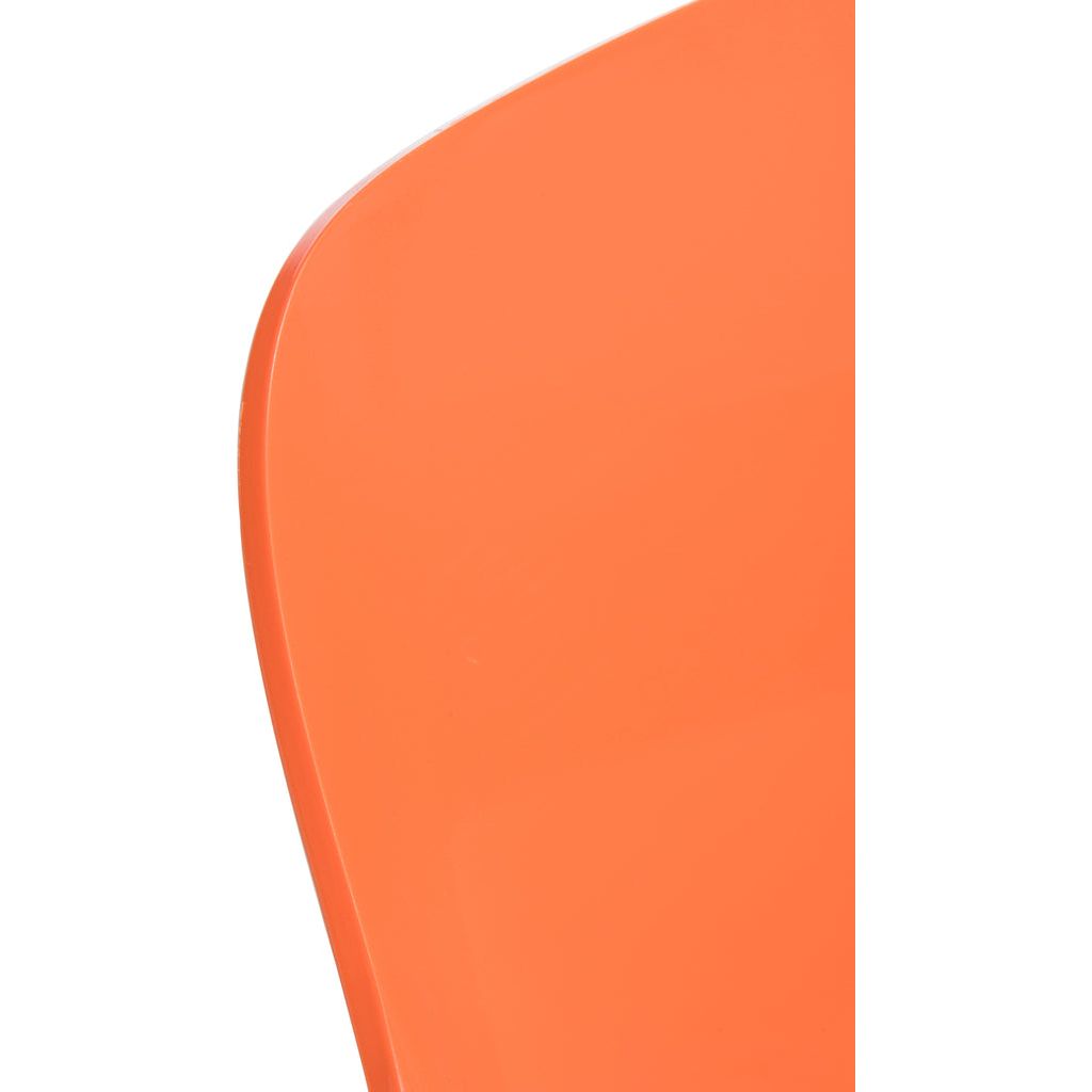 Chaise Rétro Orange Bois Polypropylène | Ilna - Designix Chaises