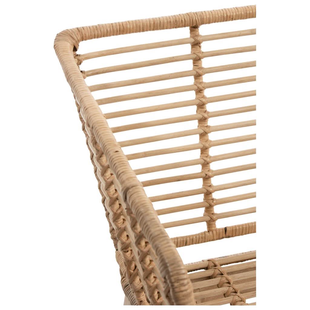 Chaise Rotin Bois Mangue Naturel | Mina - Designix Chaises