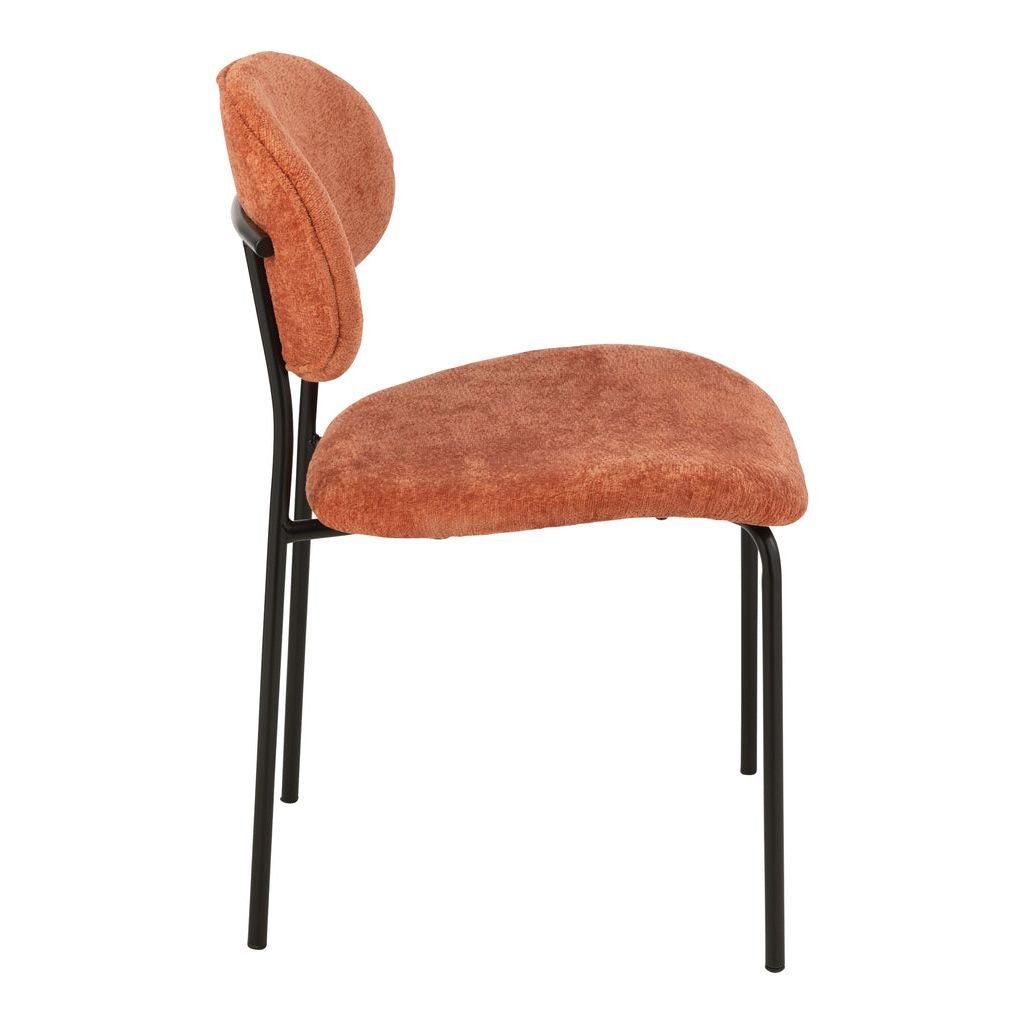Chaise Salle à Manger Orange Rouille | Orie - Designix Chaises