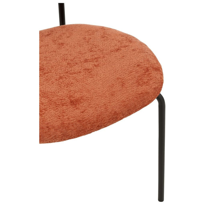 Chaise Salle à Manger Orange Rouille | Orie - Designix Chaises