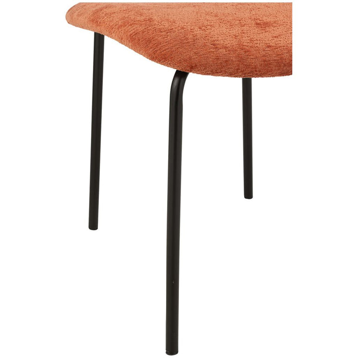 Chaise Salle à Manger Orange Rouille | Orie - Designix Chaises