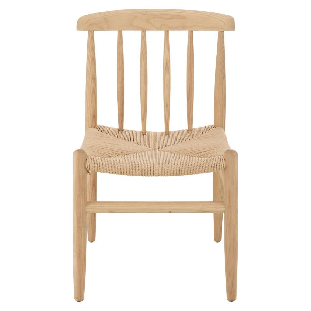 Chaise Scandinave Bois Naturel | Qira - Designix Chaises