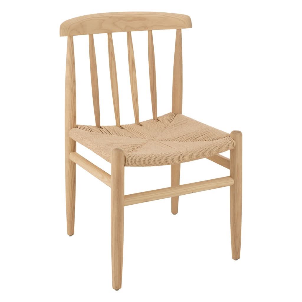 Chaise Scandinave Bois Naturel | Qira - Designix Chaises