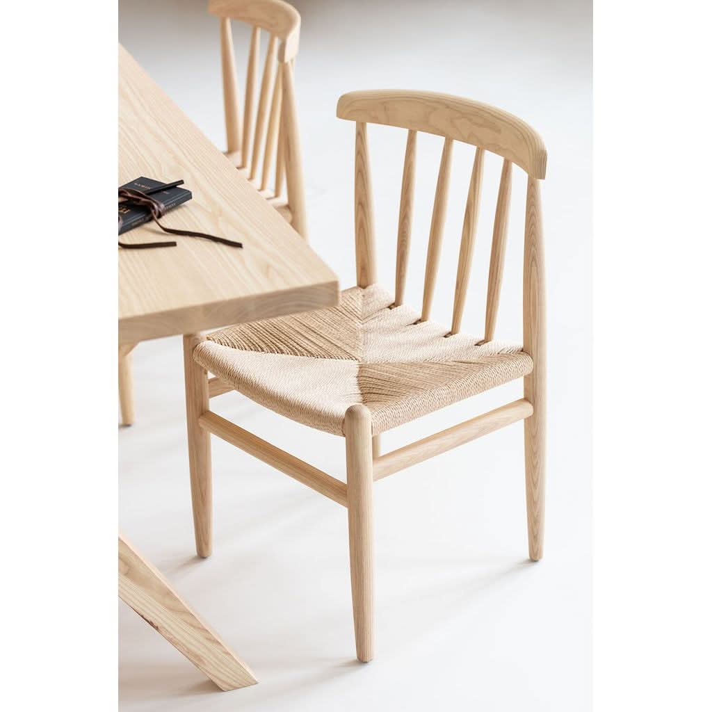 Chaise Scandinave Bois Naturel | Qira