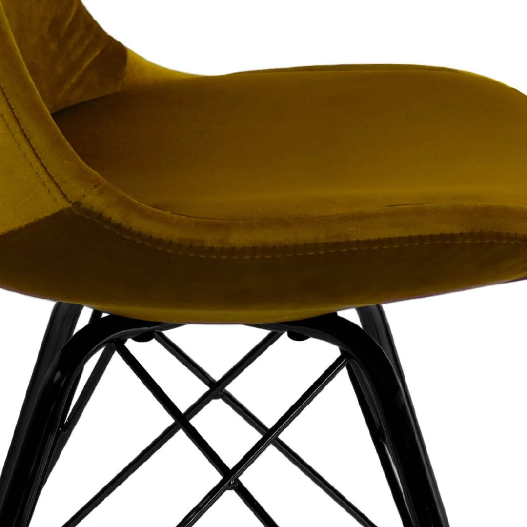 Chaise Seau Velours Design Polyvalente Pour Salon Et Bureau | LUXA - Designix