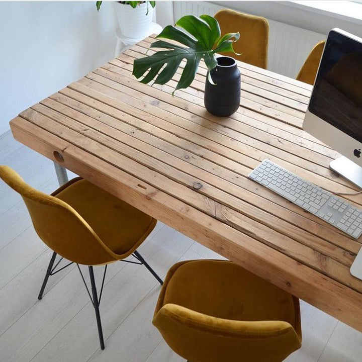 Chaise Seau Velours Design Polyvalente Pour Salon Et Bureau | LUXA - Designix