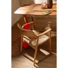 Chaise Teck Naturel Hiro | Riya