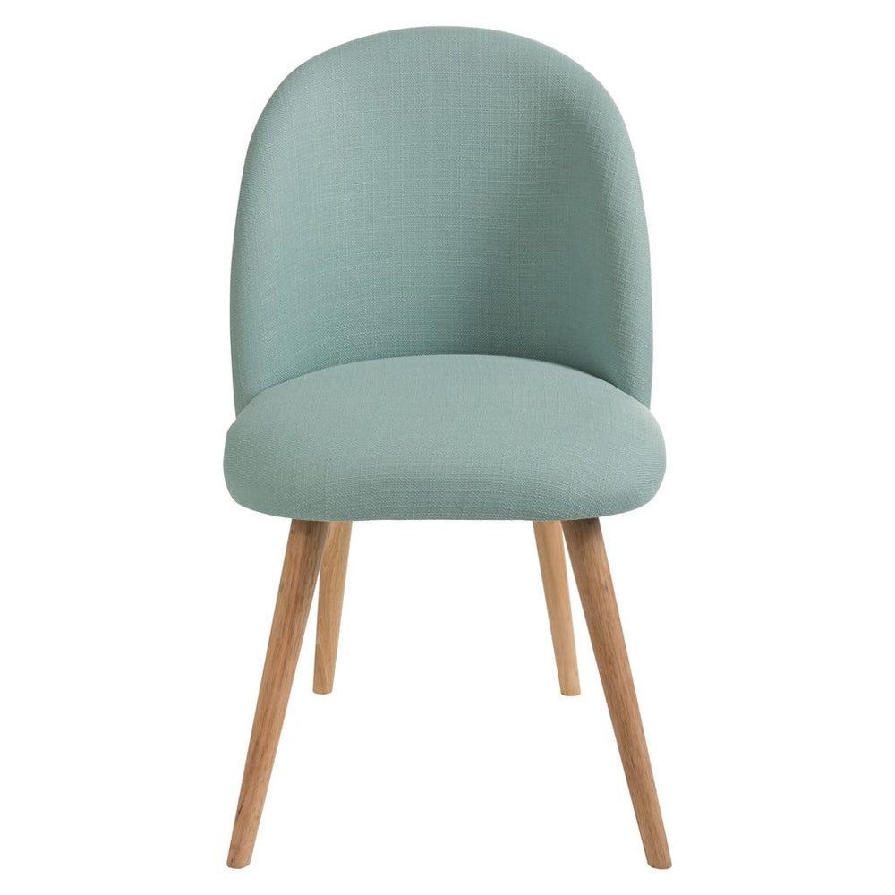 Chaise Textile Bois Design Bleu | Sile - Designix Chaises