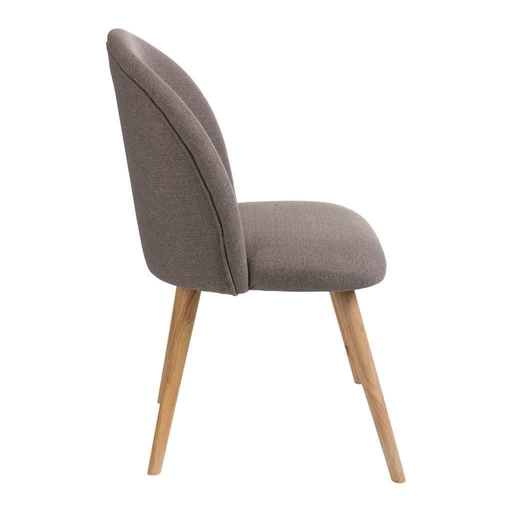 Chaise Textile Bois Greige | Tela