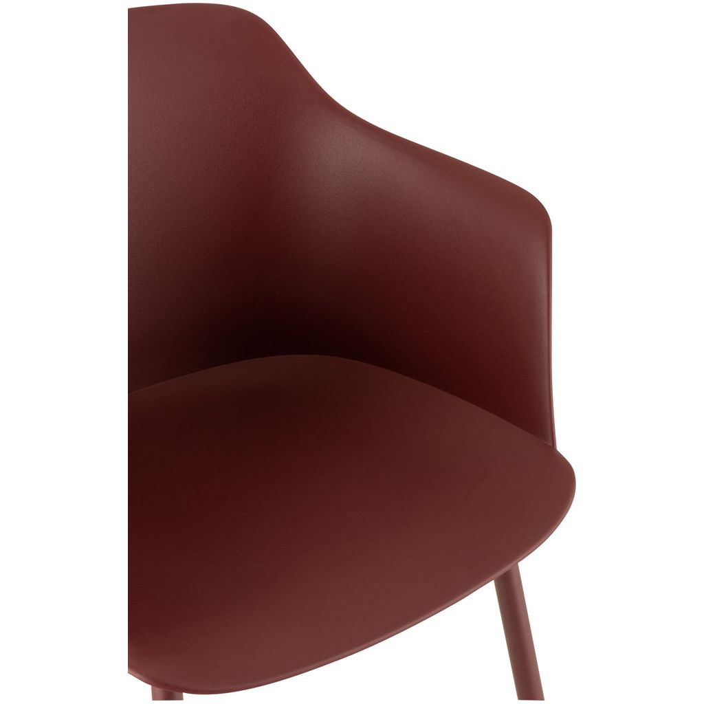 Chaise Tub Bordeaux Design | Xina - Designix Chaises