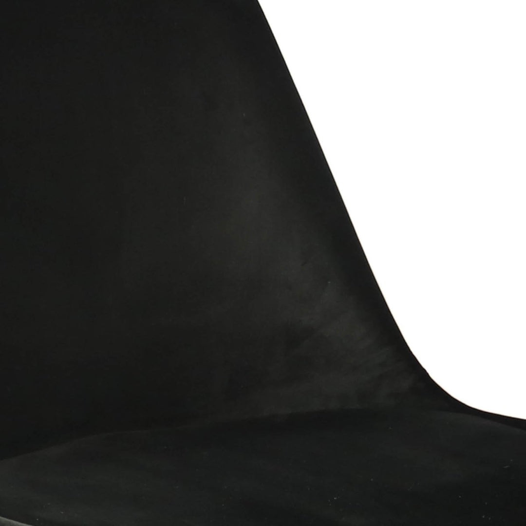 Chaise Velours Noir Moderne Siège Confort Premium | LUXA - Designix