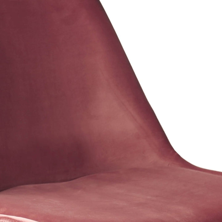 Chaise Velours Rose Confort Moderne pour Salle à Manger et Bureaux | Nova - Designix