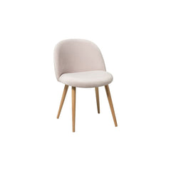 Chaise Velours Rose Pale Design Moderne | Yale