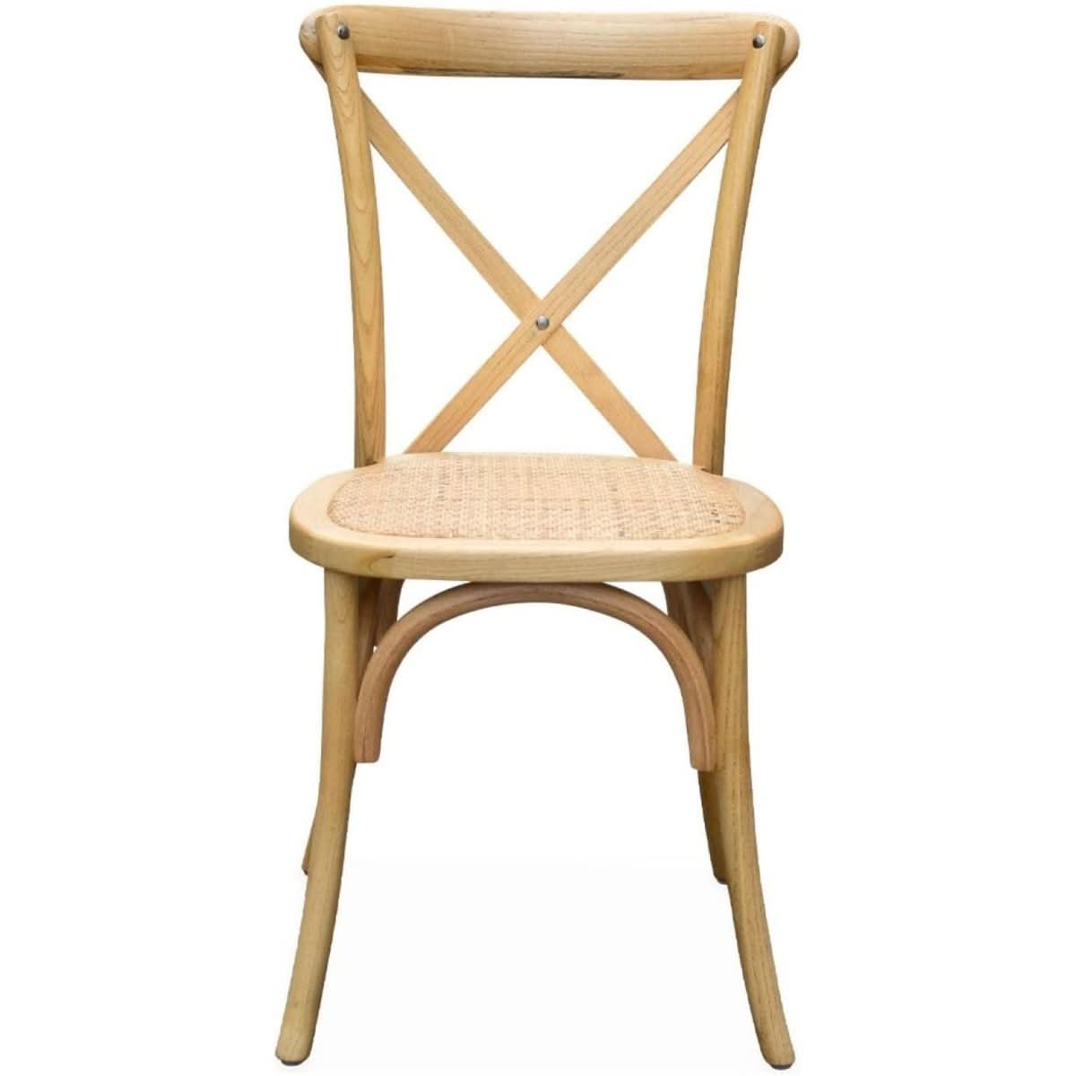 Chaises Bistro Bois Rotin | Jade - Designix Chaises
