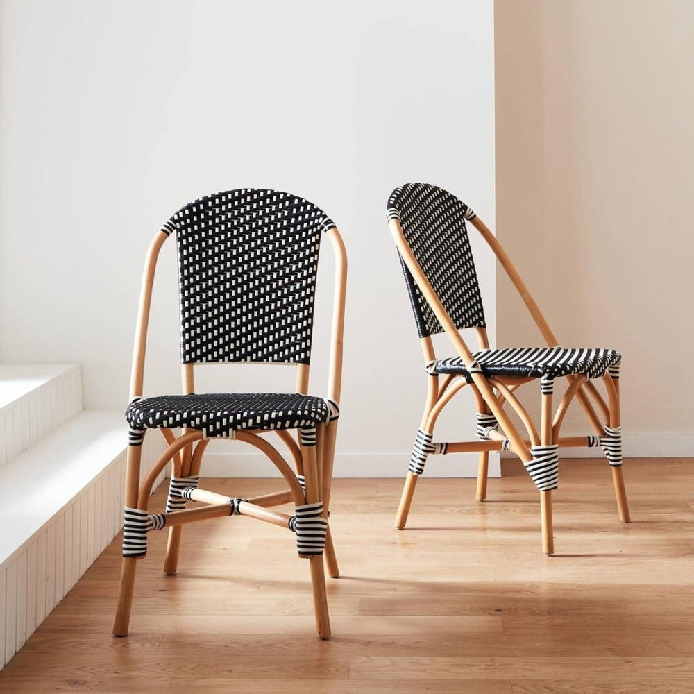 Chaises Bistrot Rotin Empilables | Nacre - Designix Chaises