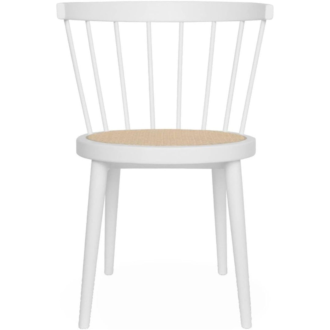 Chaises Blanches Bois Cannage | Amble - Designix Chaises