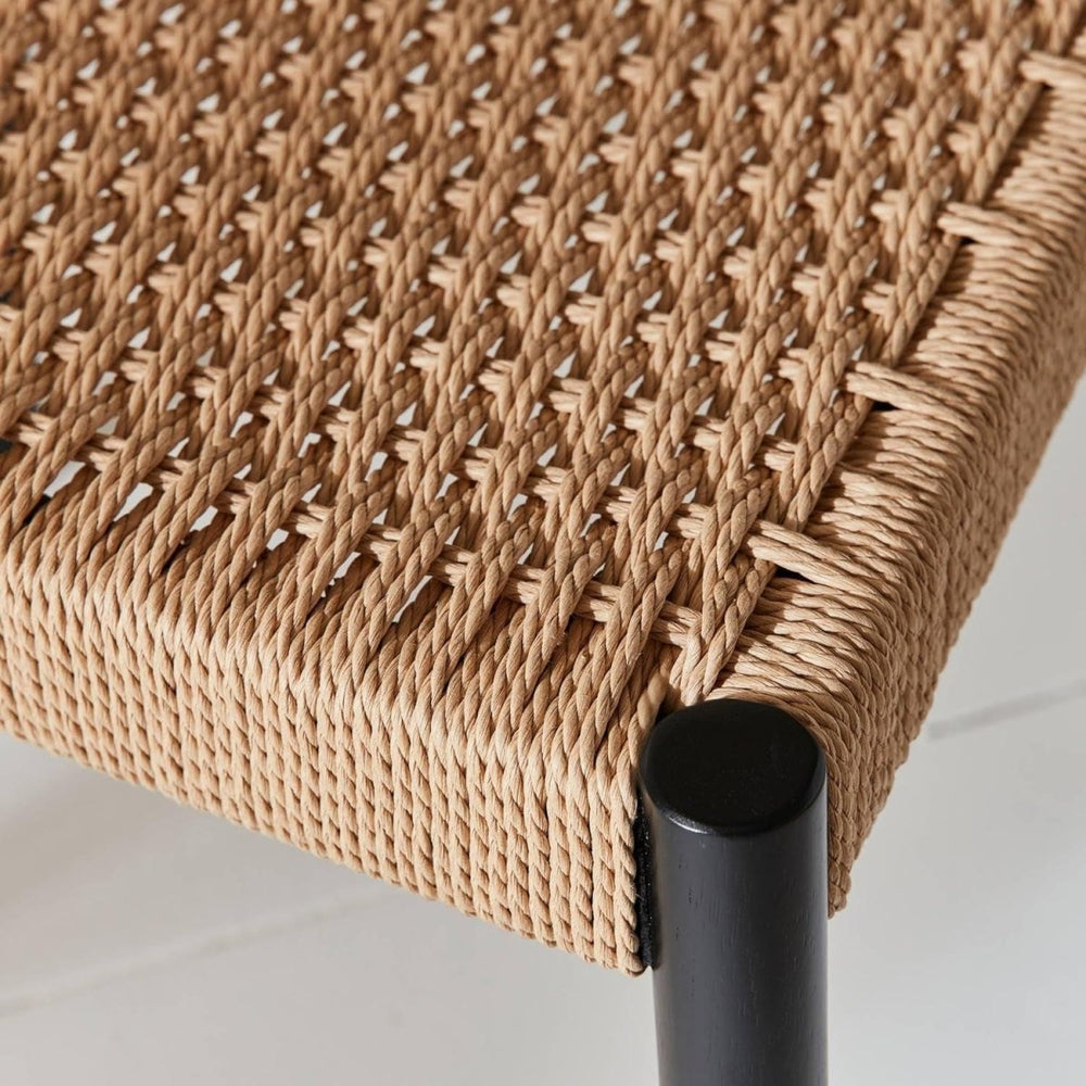 Chaises Bois Cordes Noires | Luxe - Designix Chaises