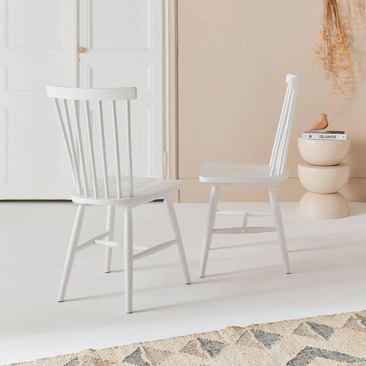 Chaises Bois Hévéa Classique | Basil - Designix Chaises