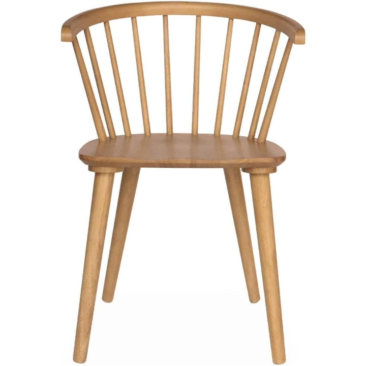 Chaises Bois Hévéa Incurvé | Prisme - Designix Chaises