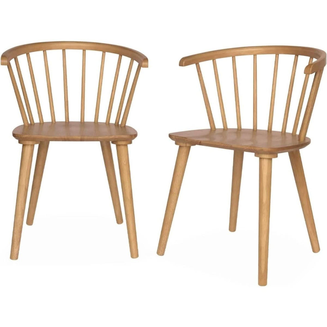 Chaises Bois Hévéa Incurvé | Prisme